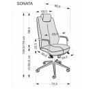 Кресло компьютерное HALMAR SONATA XXL черный